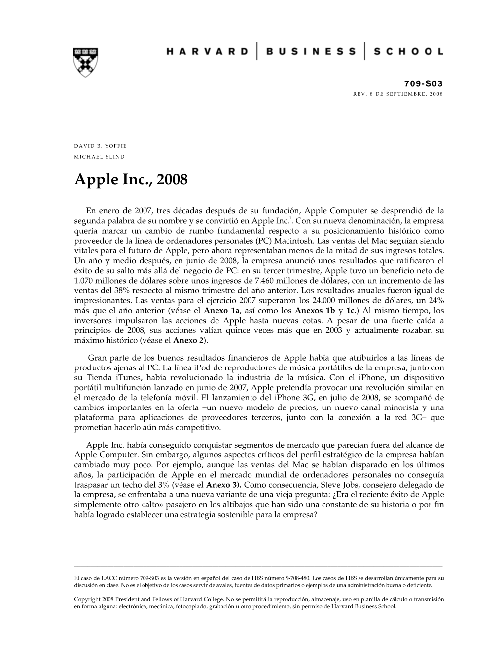 Apple Inc., 2008