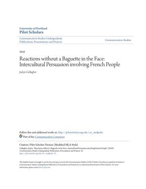 Intercultural Persuasion Involving French People Jaclyn Gallagher