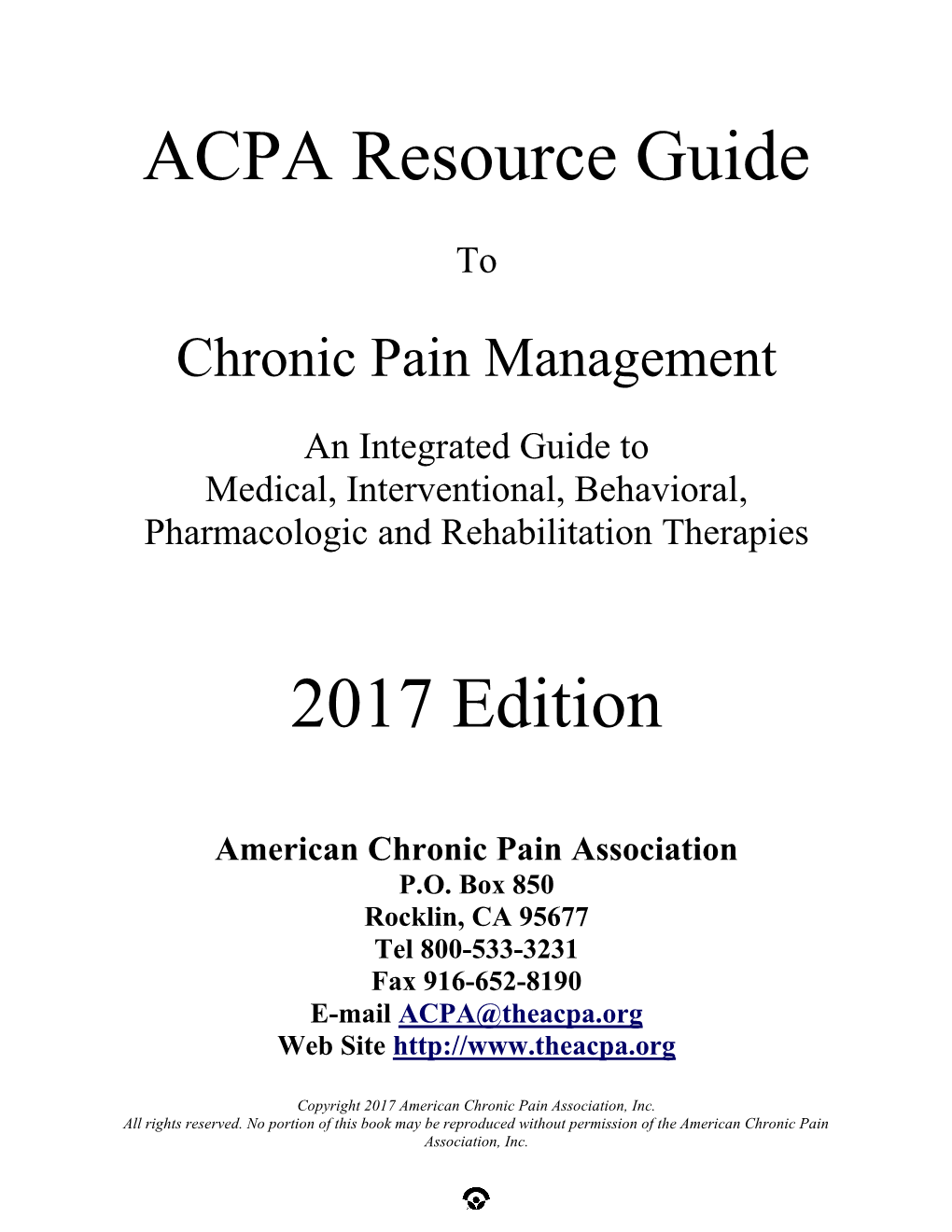 ACPA Resource Guide 2017 Edition