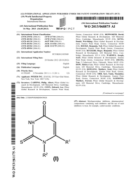 WO 2013/068875 Al 16 May 2013 (16.05.2013) P O P C T