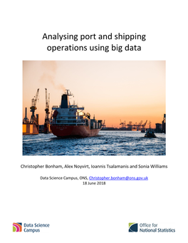 Analysing Port and Shipping Operations Using Big Data