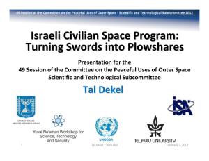 Israeli Civilian Space Program
