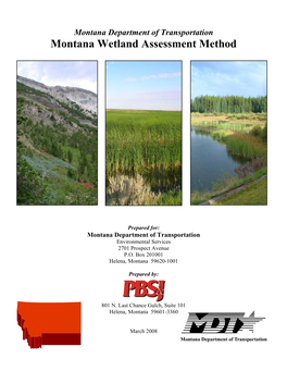Montana Wetland Assessment Method