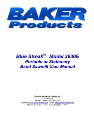 Blue Streak Model 3630E