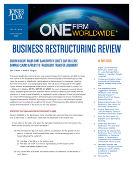 Business Restructuring Review July-August 2020.Pdf