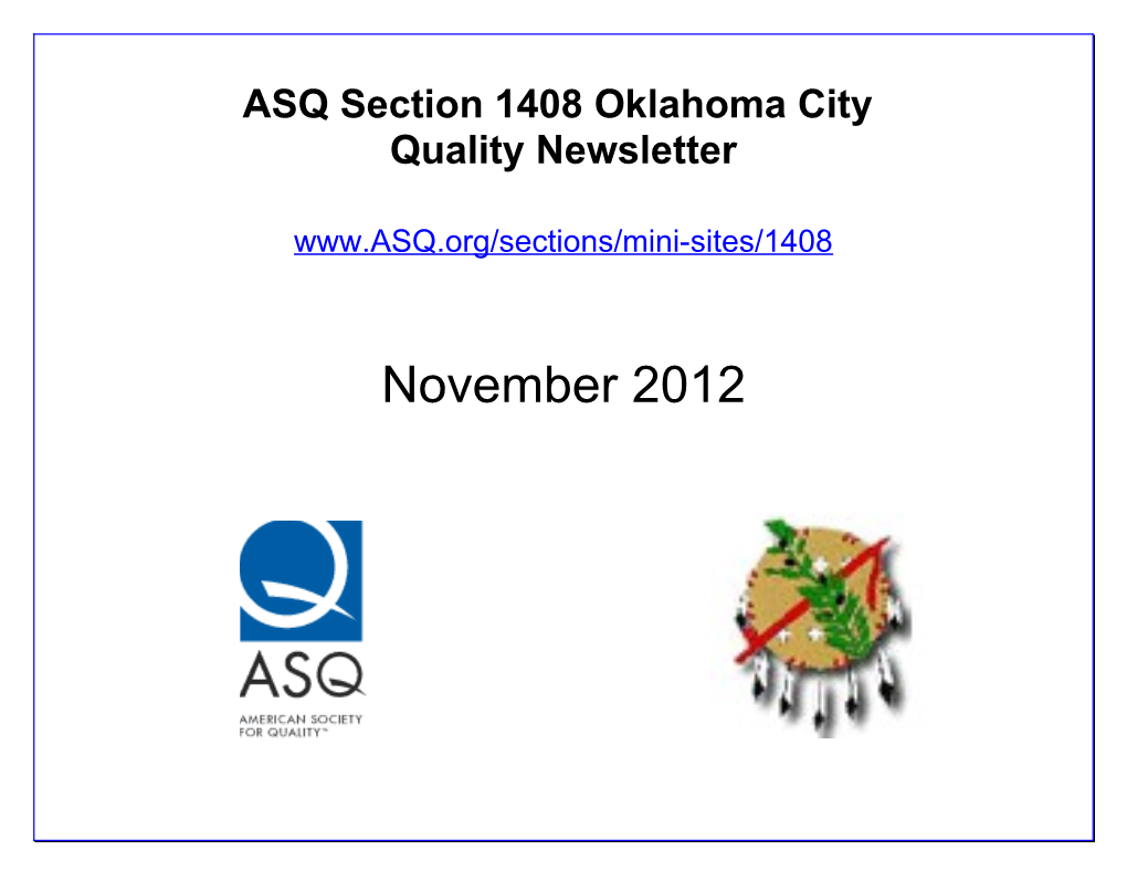 ASQ Section 1408 Oklahoma City