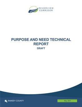 Purpose and Need Technical Report Draft
