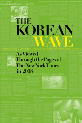 The Korean Wave 2008