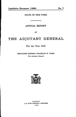 The Adjutant General
