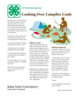 Cooking Over Campfire Coals