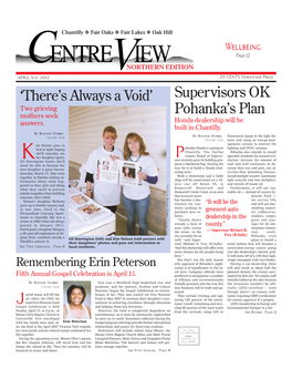 Centre View North ❖ April 5-11, 2012 ❖ 1 YOU’VE PUT a LOT INTO YOUR News HOME…MAKE SURE YOU GET the MOST out of IT