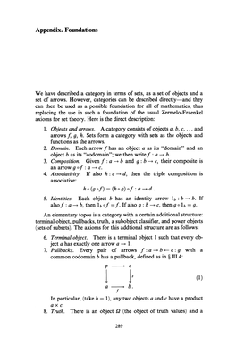 Appendix. Foundations