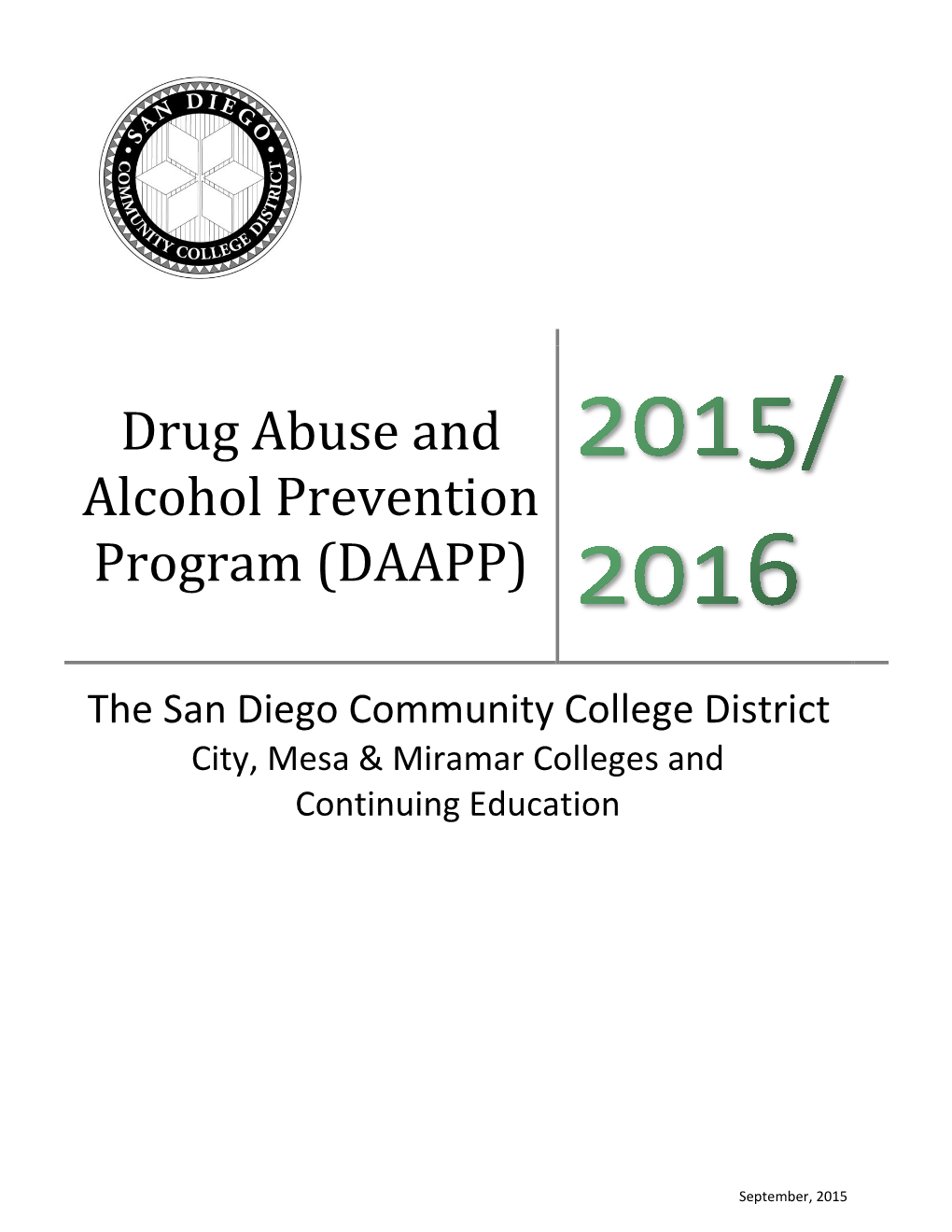 Drug Abuse and Alcohol Prevention Program (DAAPP)
