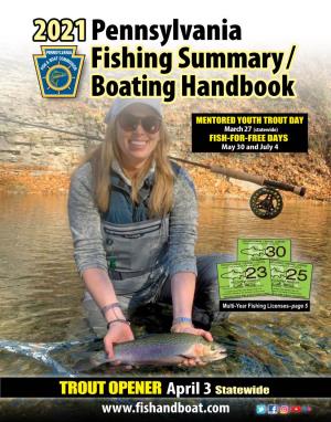 Fishing Summary/ Boating Handbook