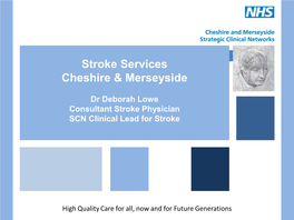 Stroke Services Cheshire & Merseyside