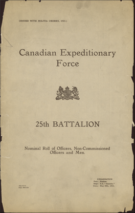 Canadian Expeditionary Force