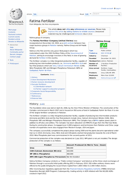 Fatima Fertilizer from Wikipedia, the Free Encyclopedia