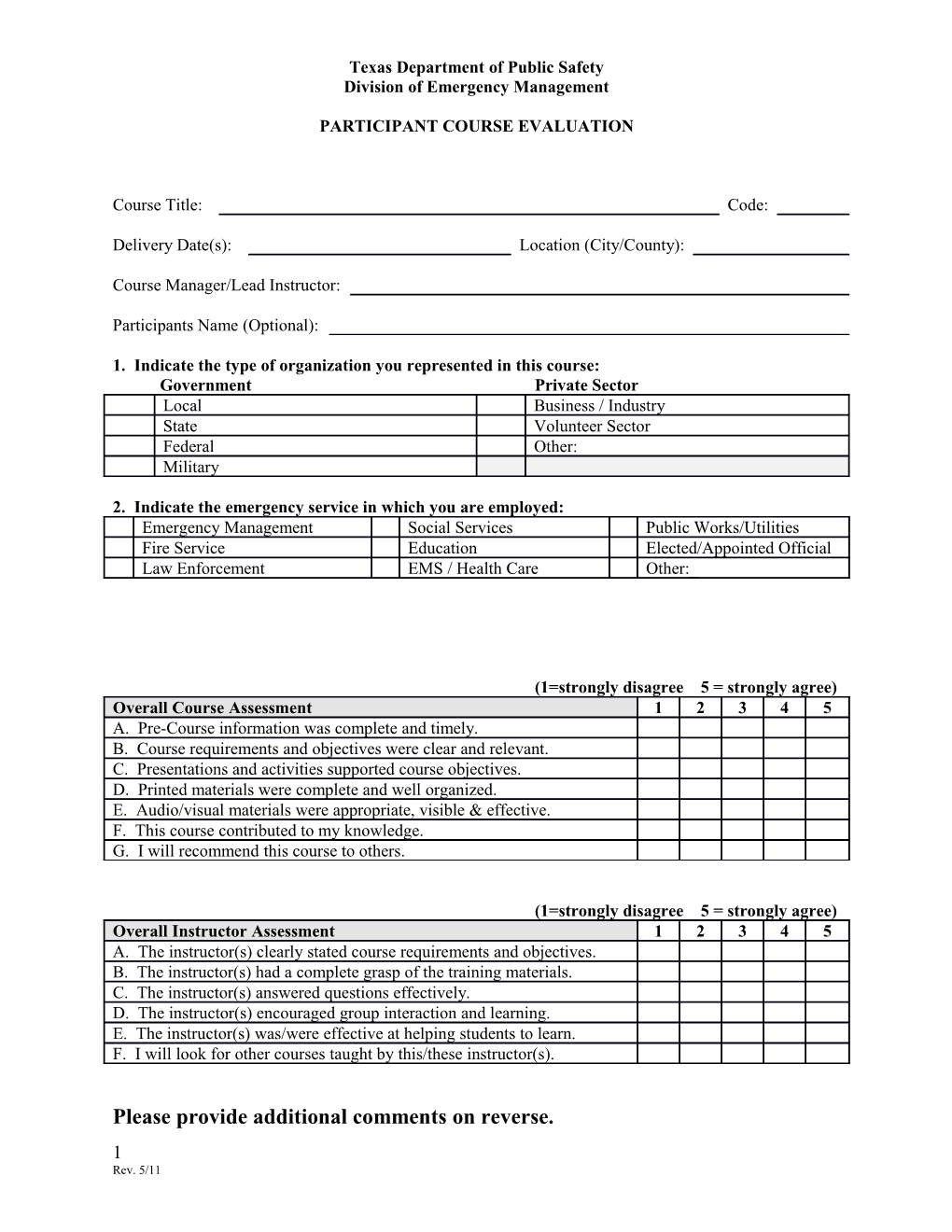 Texas Department of Public Safety - Division of Emergency Management