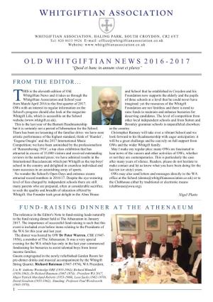 OW News 2016-17
