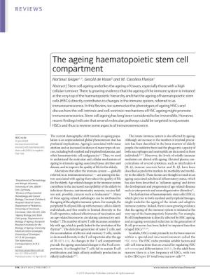 The Ageing Haematopoietic Stem Cell Compartment