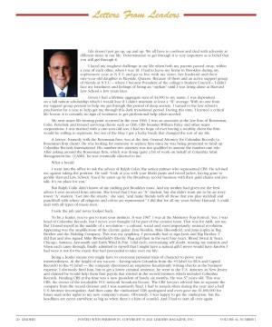 To Download a PDF of a Letter from Clive Davis, Chief Creative Officer, Sony