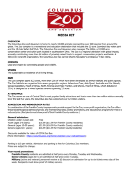 Download the Columbus Zoo and Aquarium Media