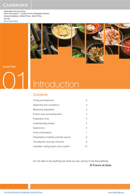 Introduction Contents