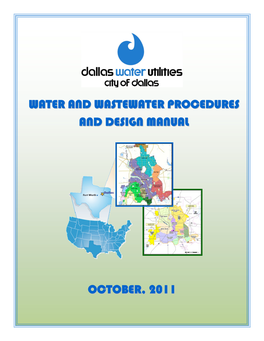 Water and Wastewater Procedures and Design Manual October, 2011