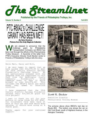 Published by the Friends of Philadelphia Trolleys, Inc. Scott R. Becker