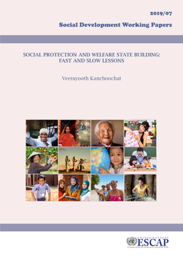 Social Development Working Papers