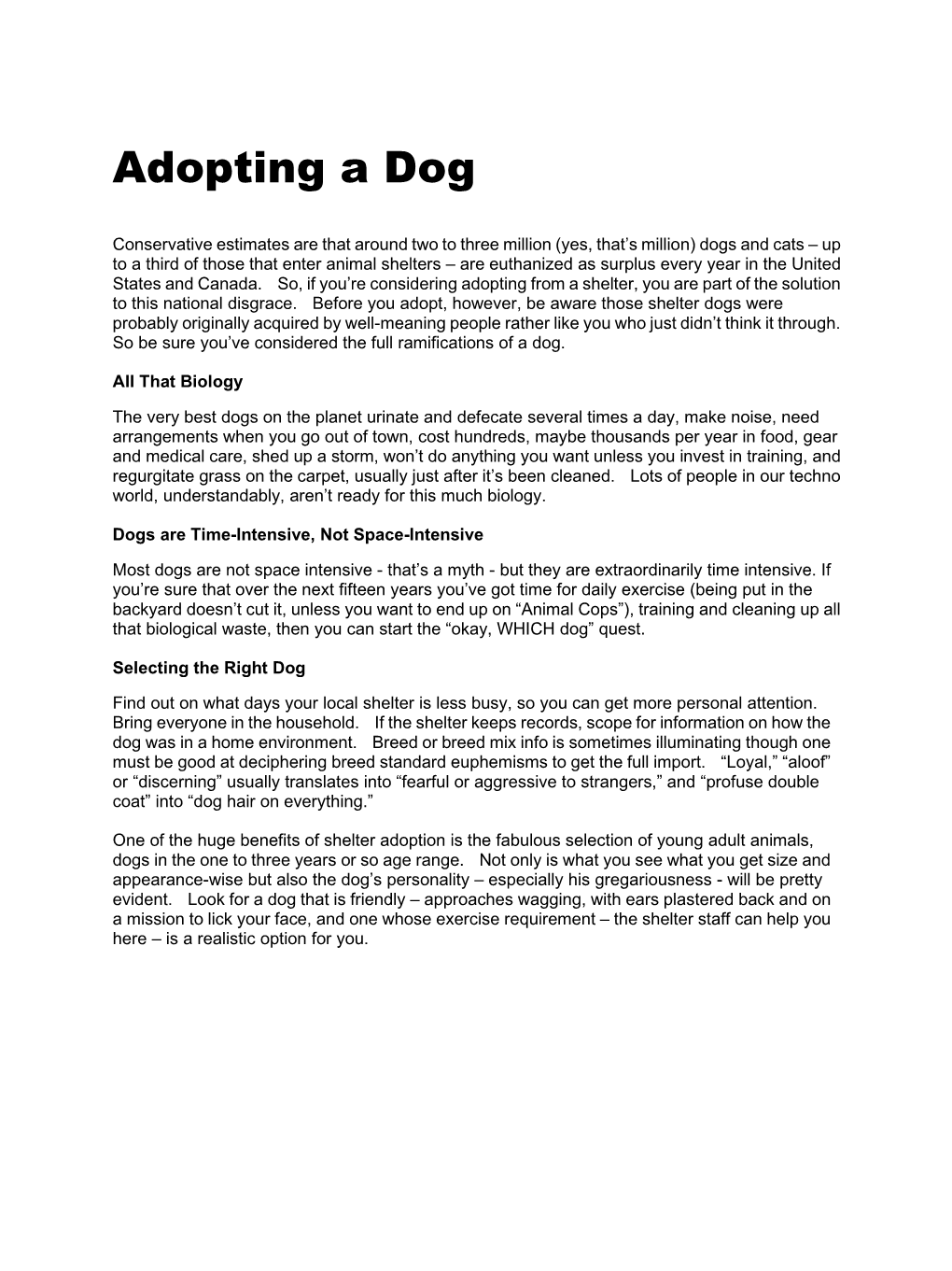 Common Dog Behaviors Training Packet