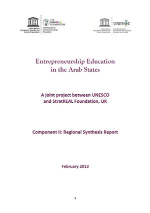 Entrepreneurship Education in the Arab States
