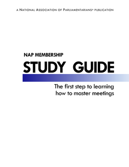 Nap Membership Study Guide