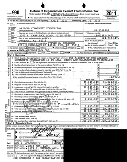 2012 B Check If C Name of Organization D Employer Identification Number Applicable