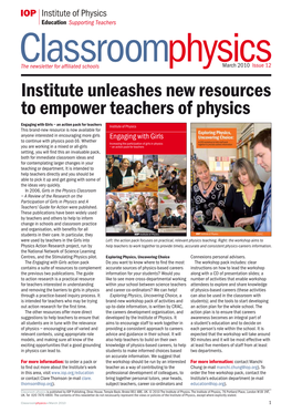 Classroom Physics March 2010 Edition