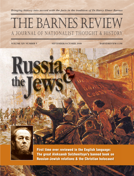 The Barnes Review AJOURNALOFNATIONALISTTHOUGHT&HISTORY