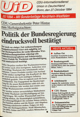 UID 1994 Nr. 35, Union in Deutschland