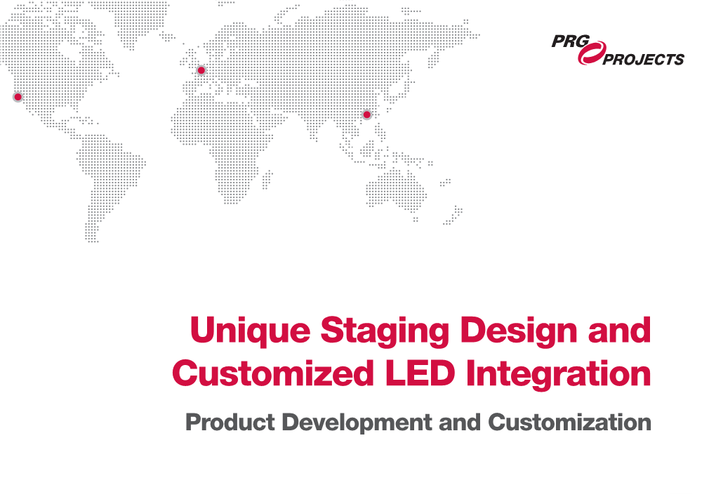 Unique Staging Design and Customized LED Integration Product Development and Customization