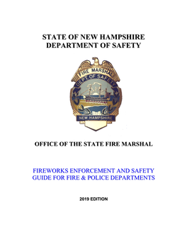 Fireworks Enforcement Guide