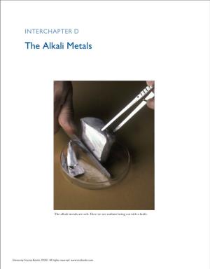 The Alkali Metals