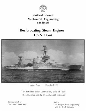 Reciprocating Steam Engines U.S.S. Texas
