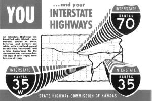 Interstate Highways Are Identified with 36-Inch Route Markers Similar to These