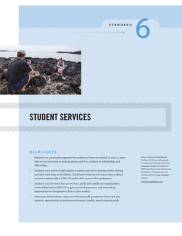 Student Services Standard 6