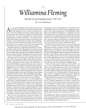 Williamina Fleming