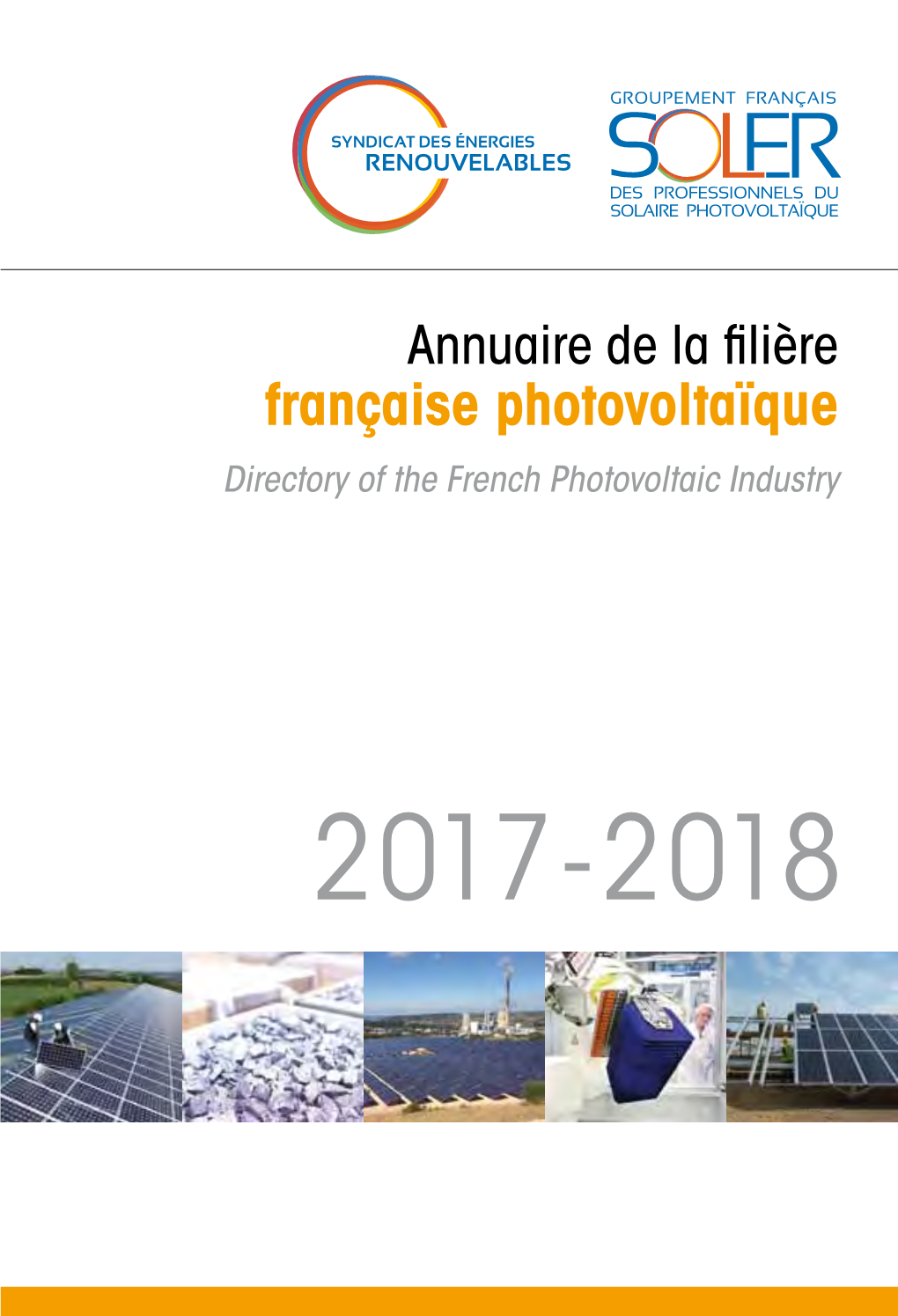 Annuaire De La Filière Française Photovoltaïque 2017-2018