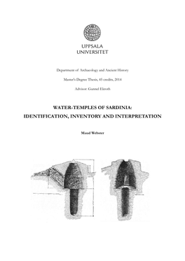 Water-Temples of Sardinia: Identification, Inventory and Interpretation