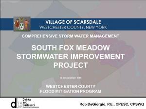 South Fox Meadow Drainage Improvement Project