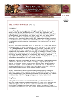 The Jacobite Rebellion (1745-46)