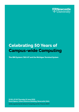 Celebrating 50 Years of Campus-Wide Computing