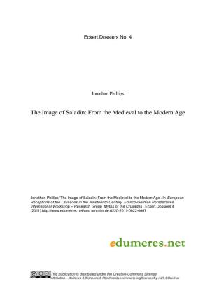 The Image of Saladin: from the Medieval to the Modern Age